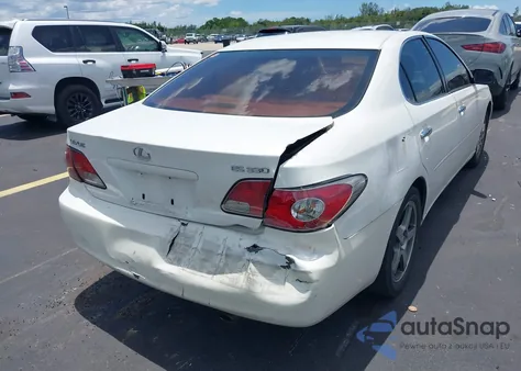 2004 Lexus Es 330 z USA, uszkodzony, nr VIN JTHBA30GX45038511